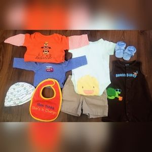 Lot of Baby Clothes sizes 0 to 3 months (see pics for details)